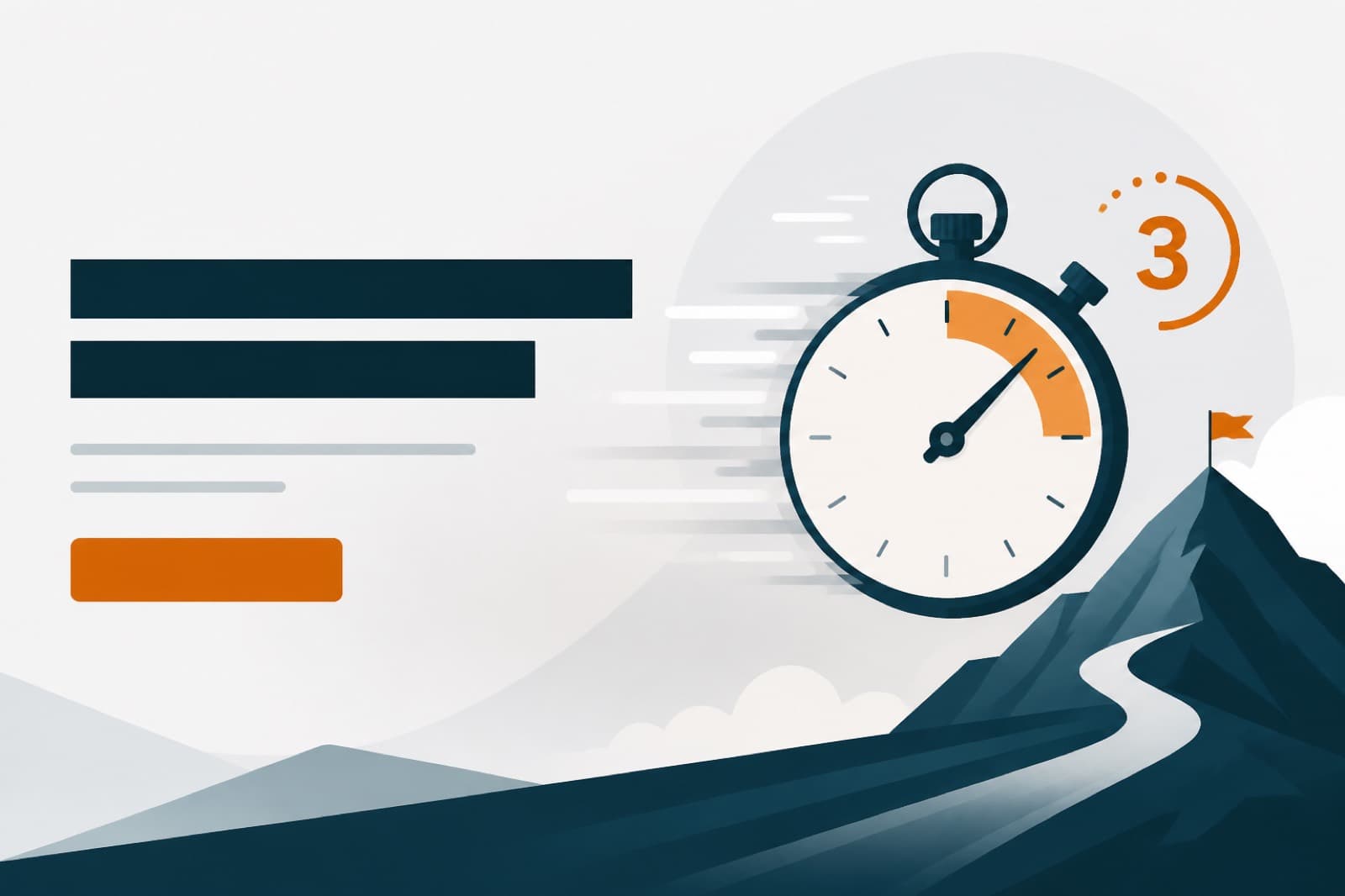 Illustrazione: homepage con hero, messaggio e CTA nei primi secondi