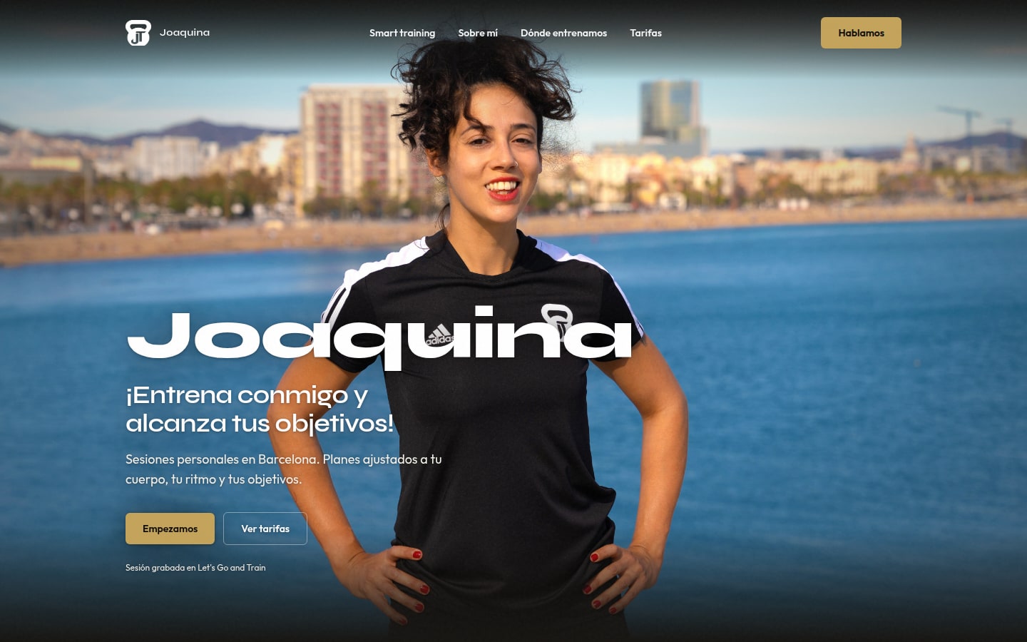Homepage del personal trainer